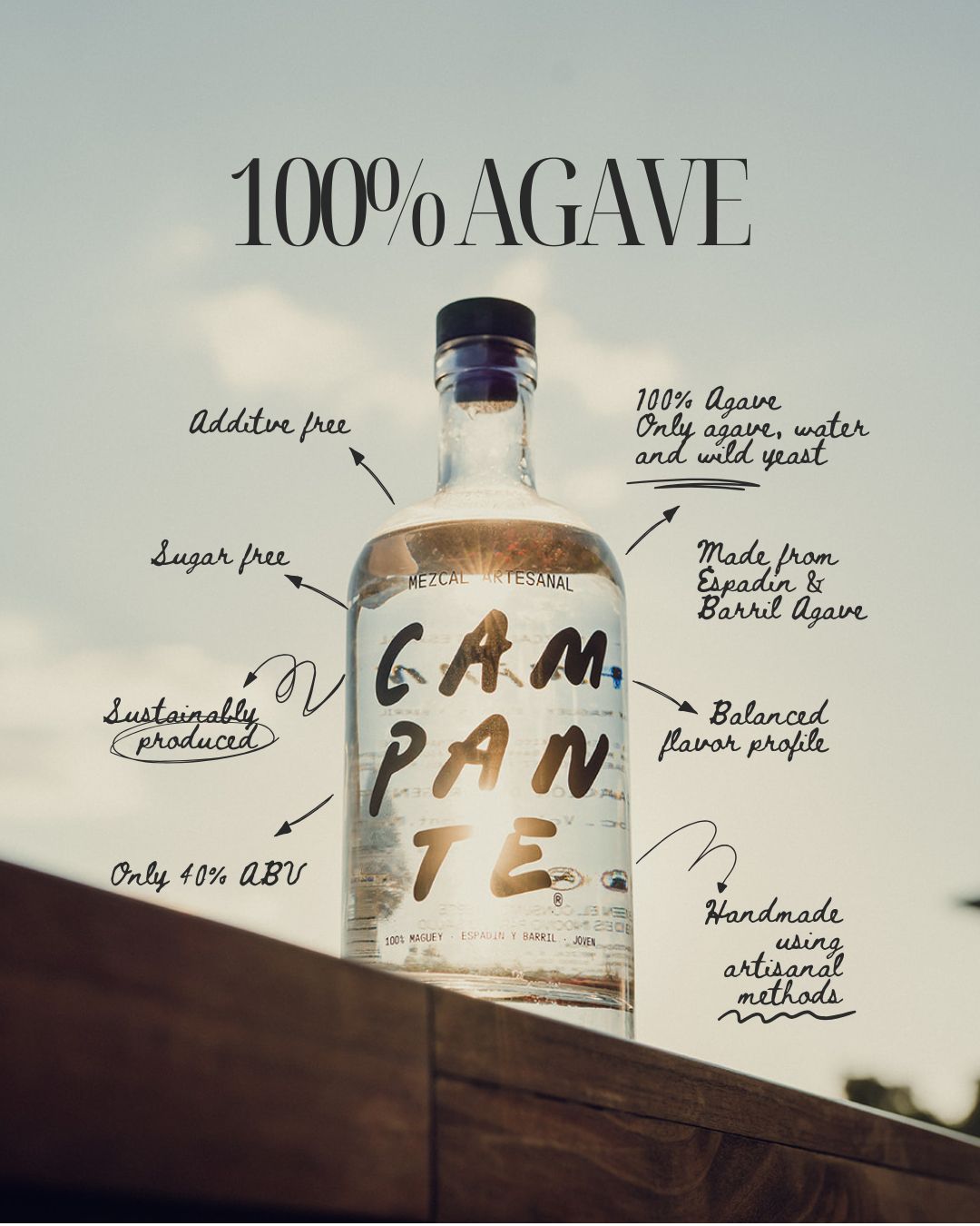 MEZCAL CAMPANTE 750ml Bottle